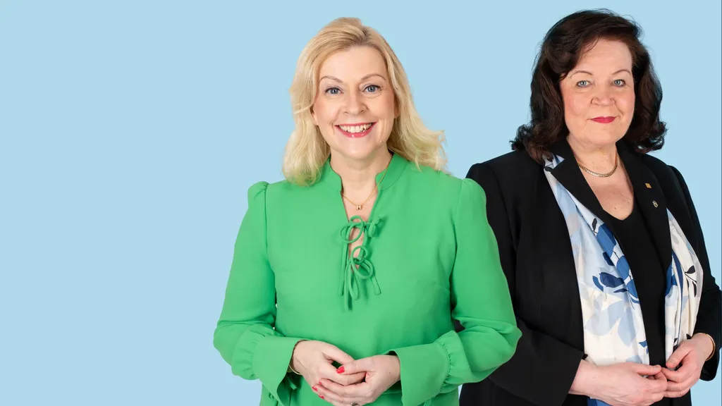 Mari Kaunistola ja Anne Holmlund